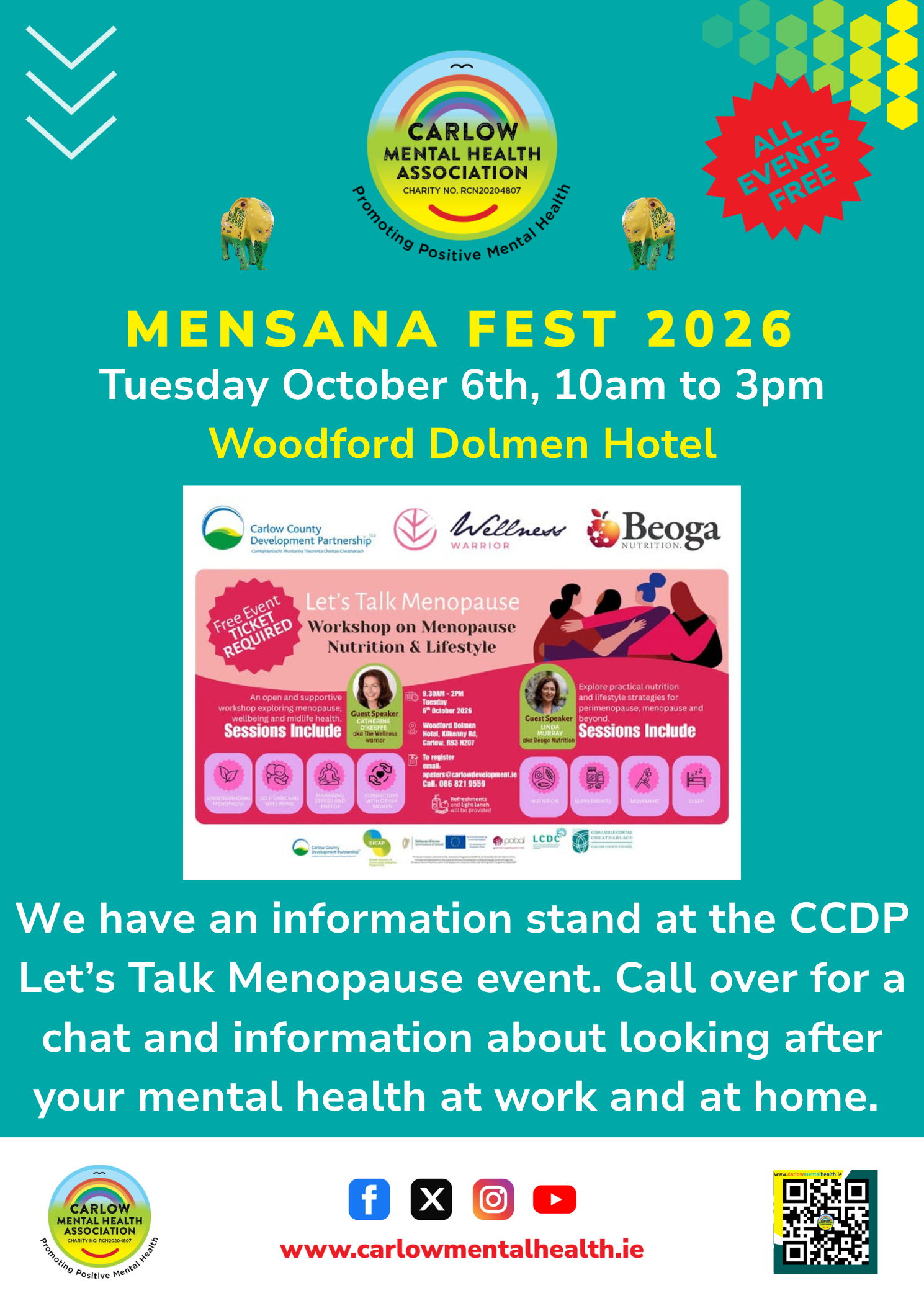 Mensana Fest 2026 – Info Stand at Let's Talk Menopause Event